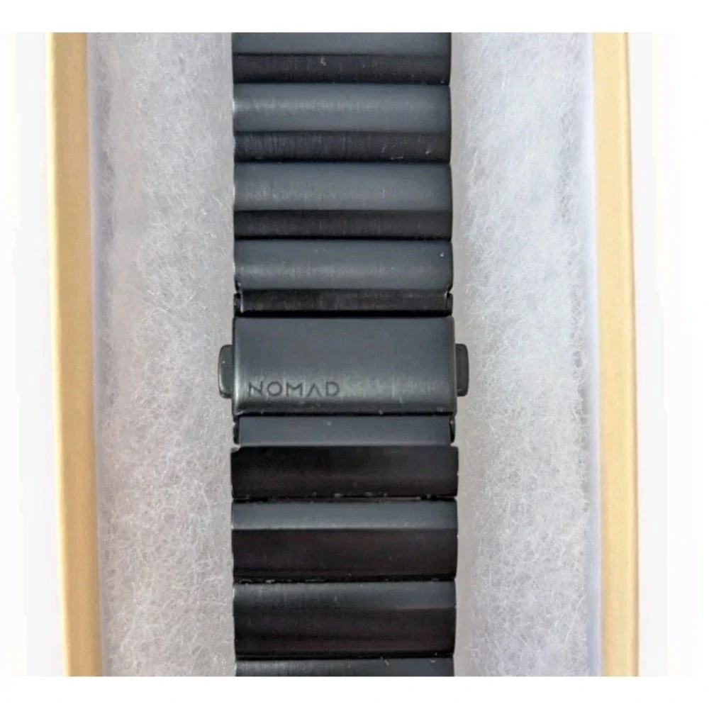 N3-B Nomad‎ - Metal Watch Band for Apple Watch 42mm and 44mm - Black